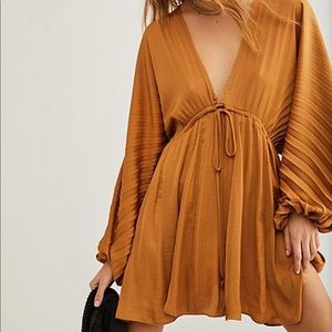 Free People Ariel dress XS Bronze